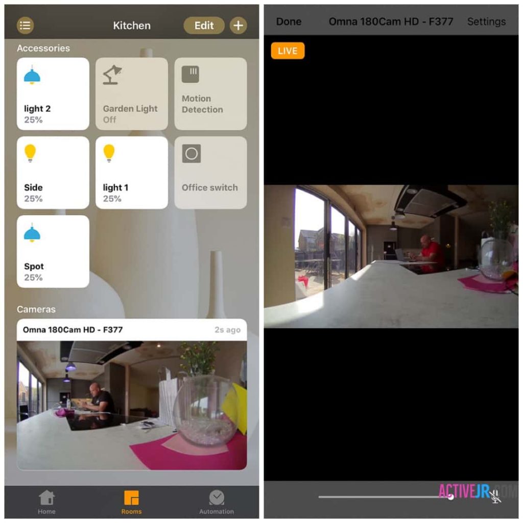 No HomeKit secure Video